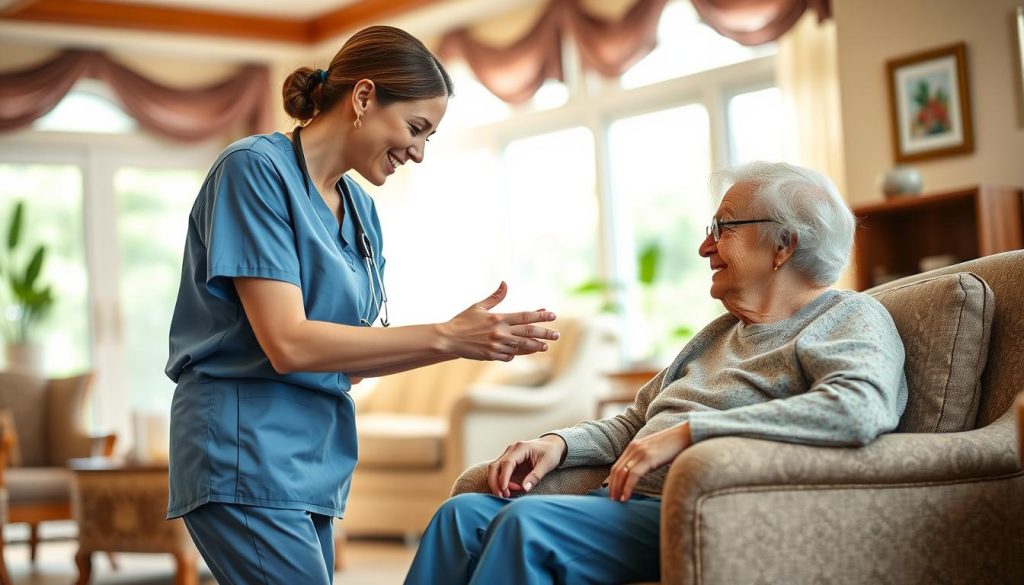 CNA working in assisted living facility